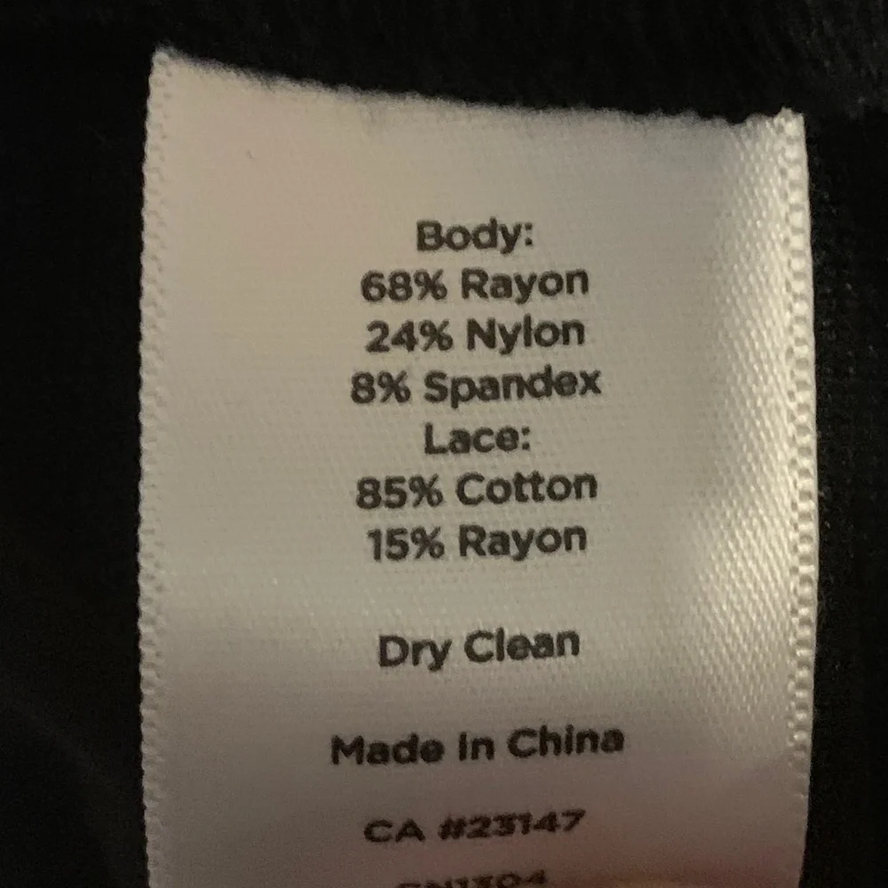 Talbots rayon nylon